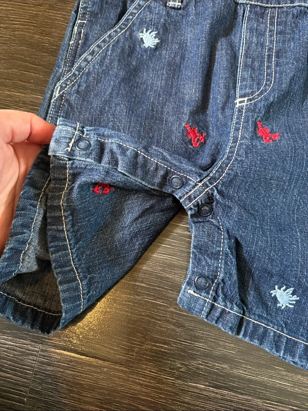 Gymboree crab and lobster overalls cotton 2T